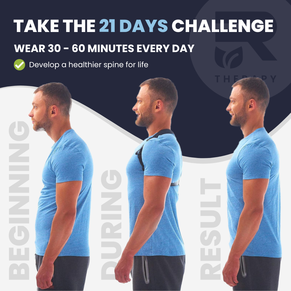 RELAXOR® UpPosture: Take our 21-Day Challenge! Shop the Upper Body Posture Corrector to eliminate slouching, 'tech neck,' and neck humps.