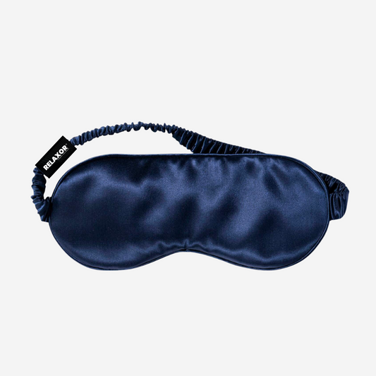 RELAXOR® SleepMask: Soft and luxurious silk sleep mask for a gentle touch on your eyes.